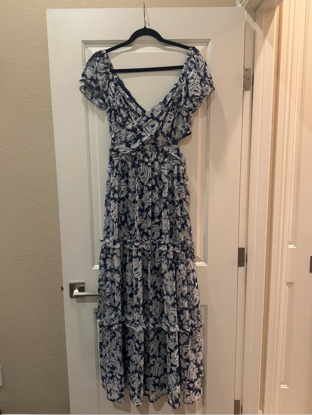 Floral Wrap Maxi Dress